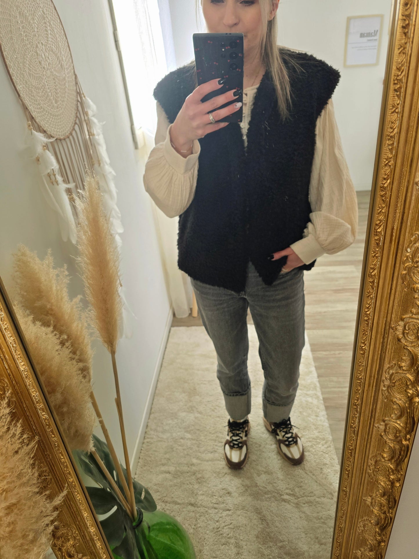 Veste Daphné noir