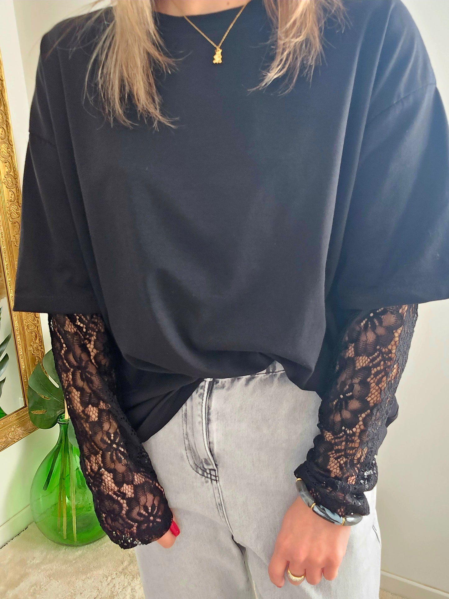 T-shirt Carla noir