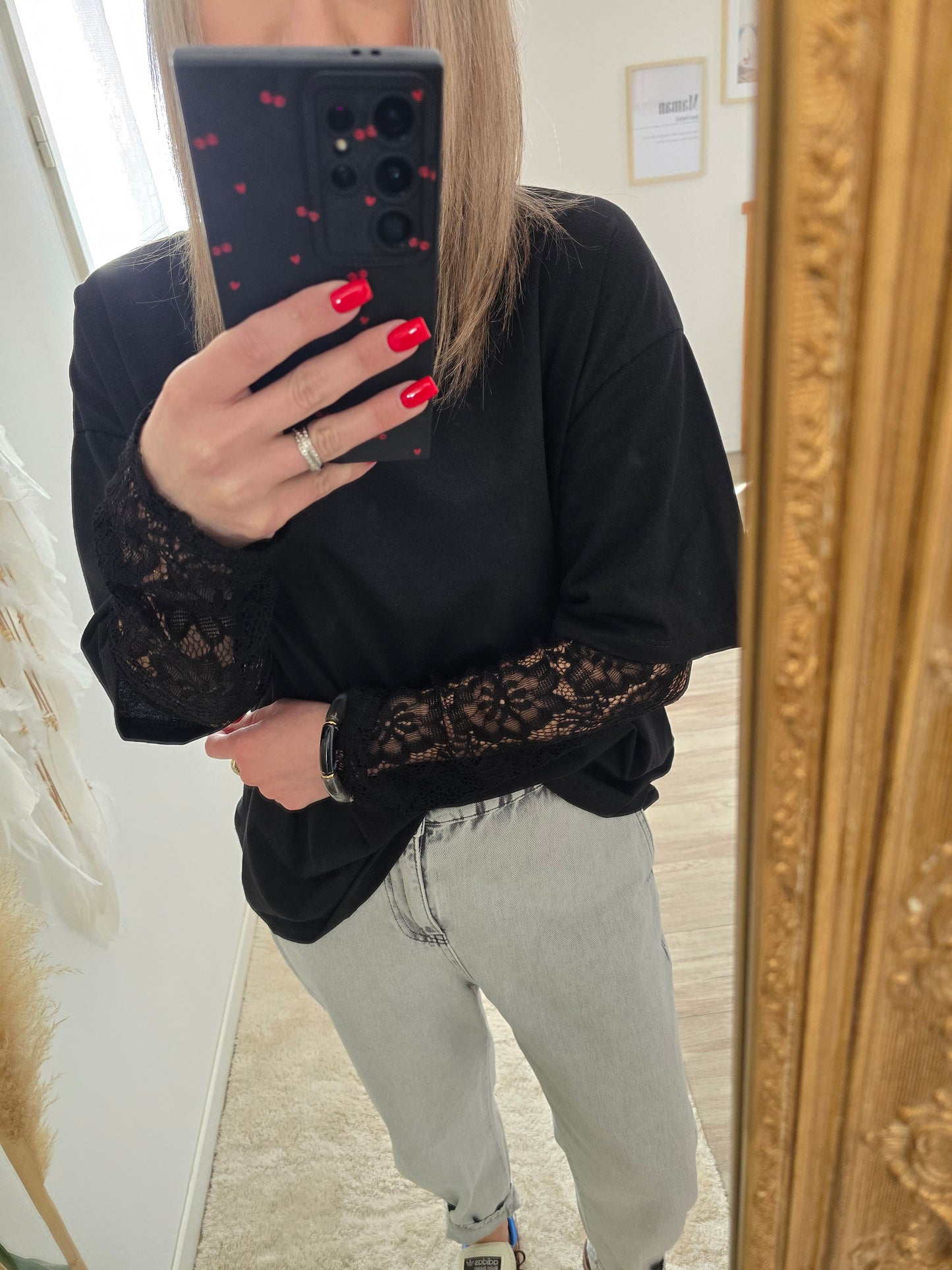 T-shirt Carla noir