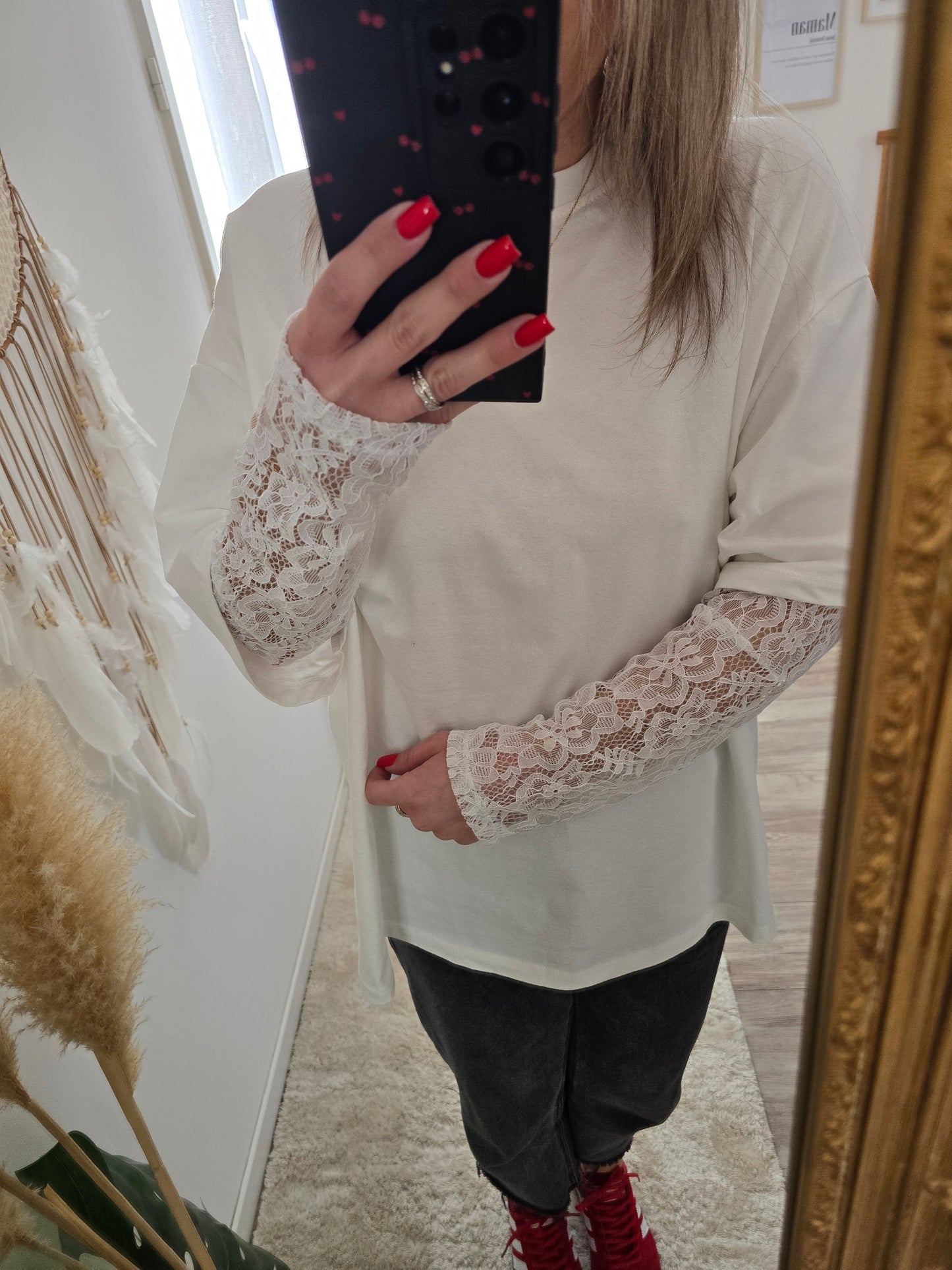T-shirt Carla blanc