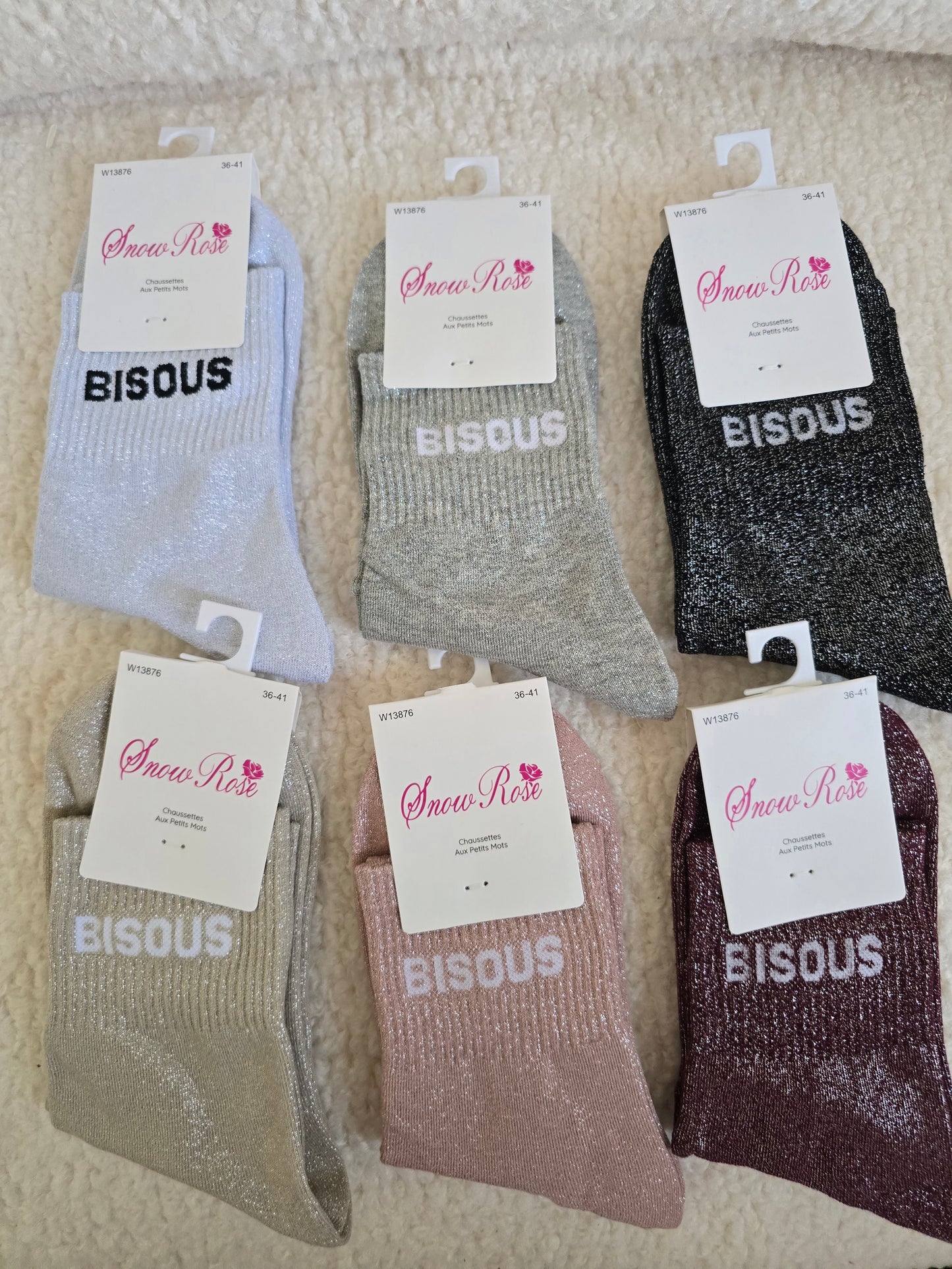 Chaussettes "Bisous"