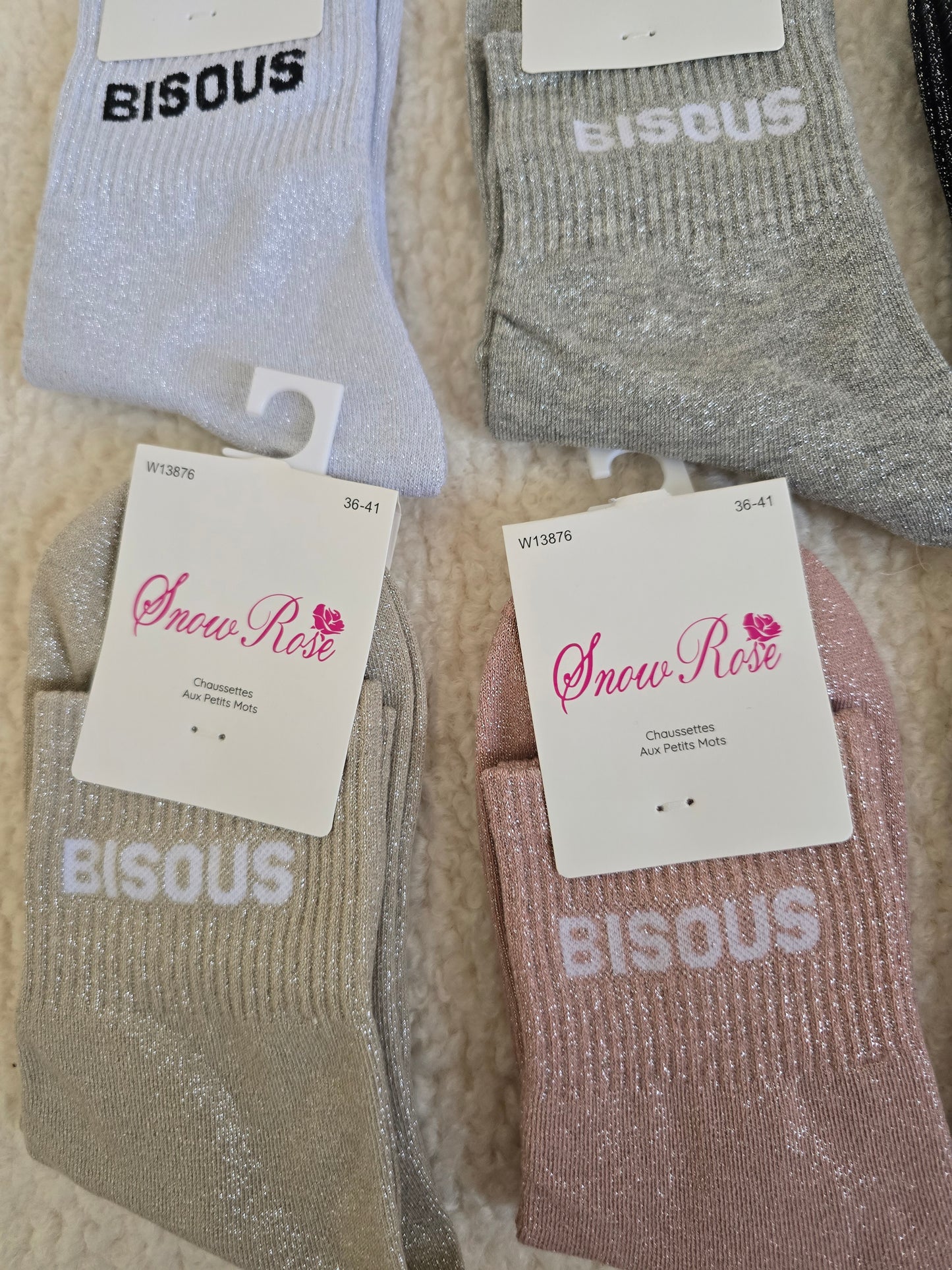Chaussettes "Bisous"