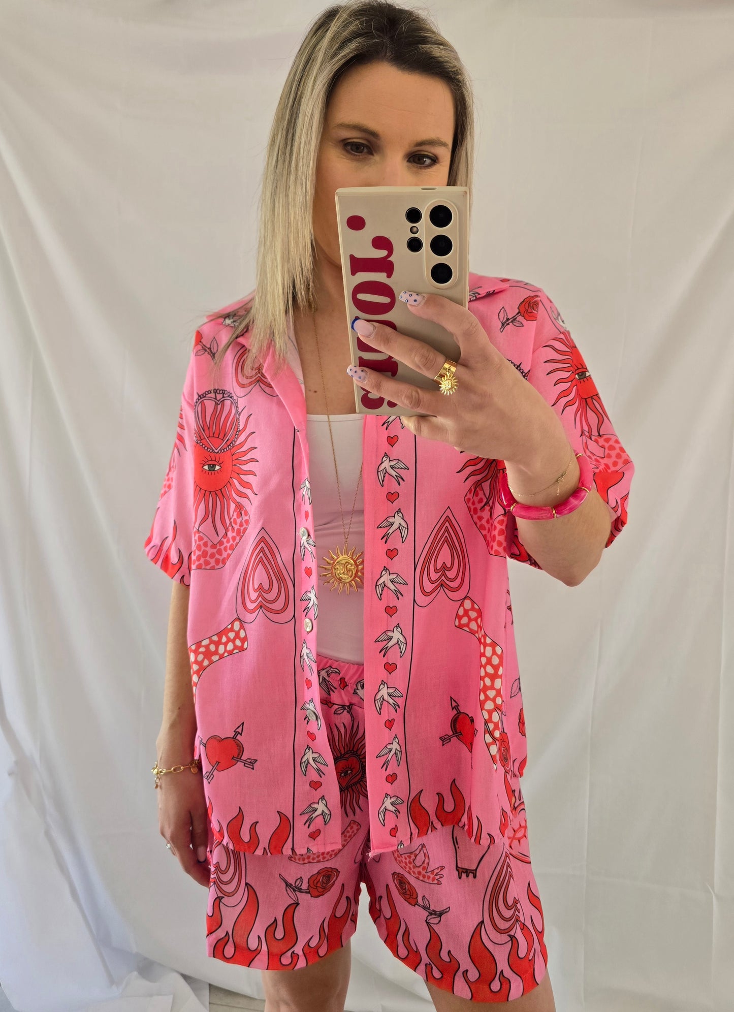 Ensemble Flavie rose