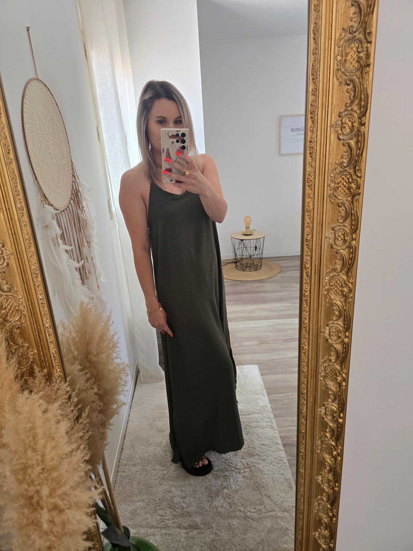 Robe Diane kaki