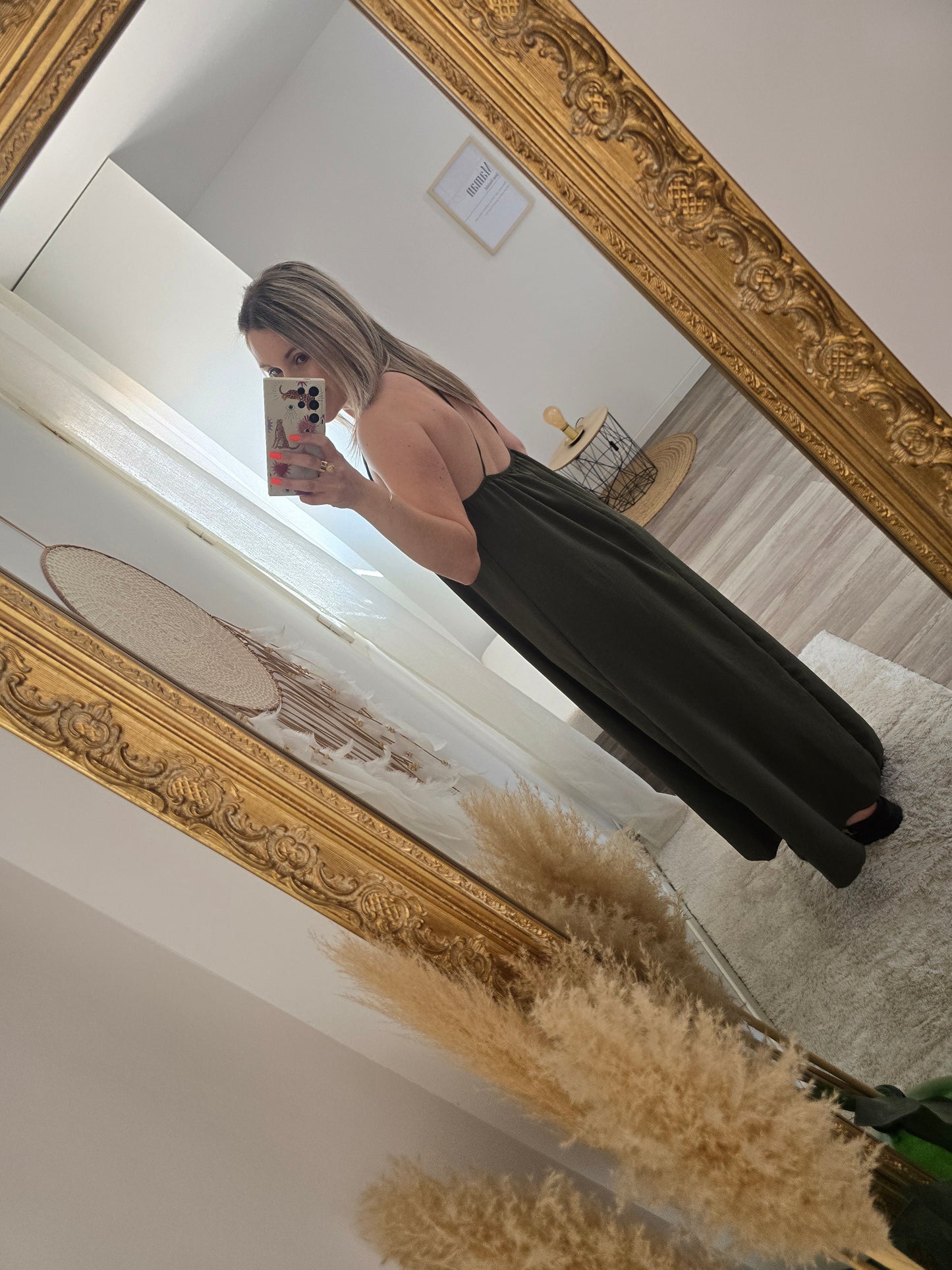 Robe Diane kaki