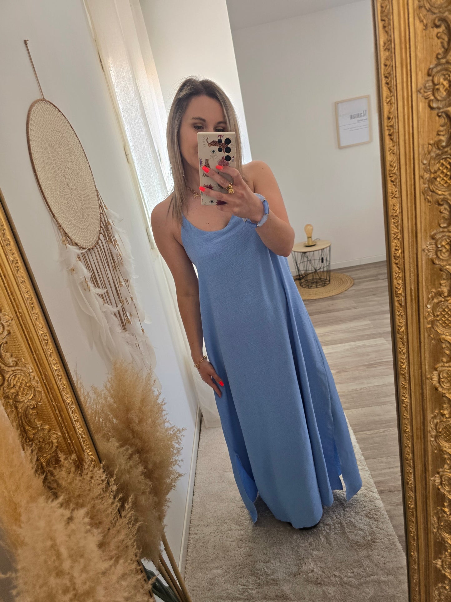 Robe Diane bleu clair