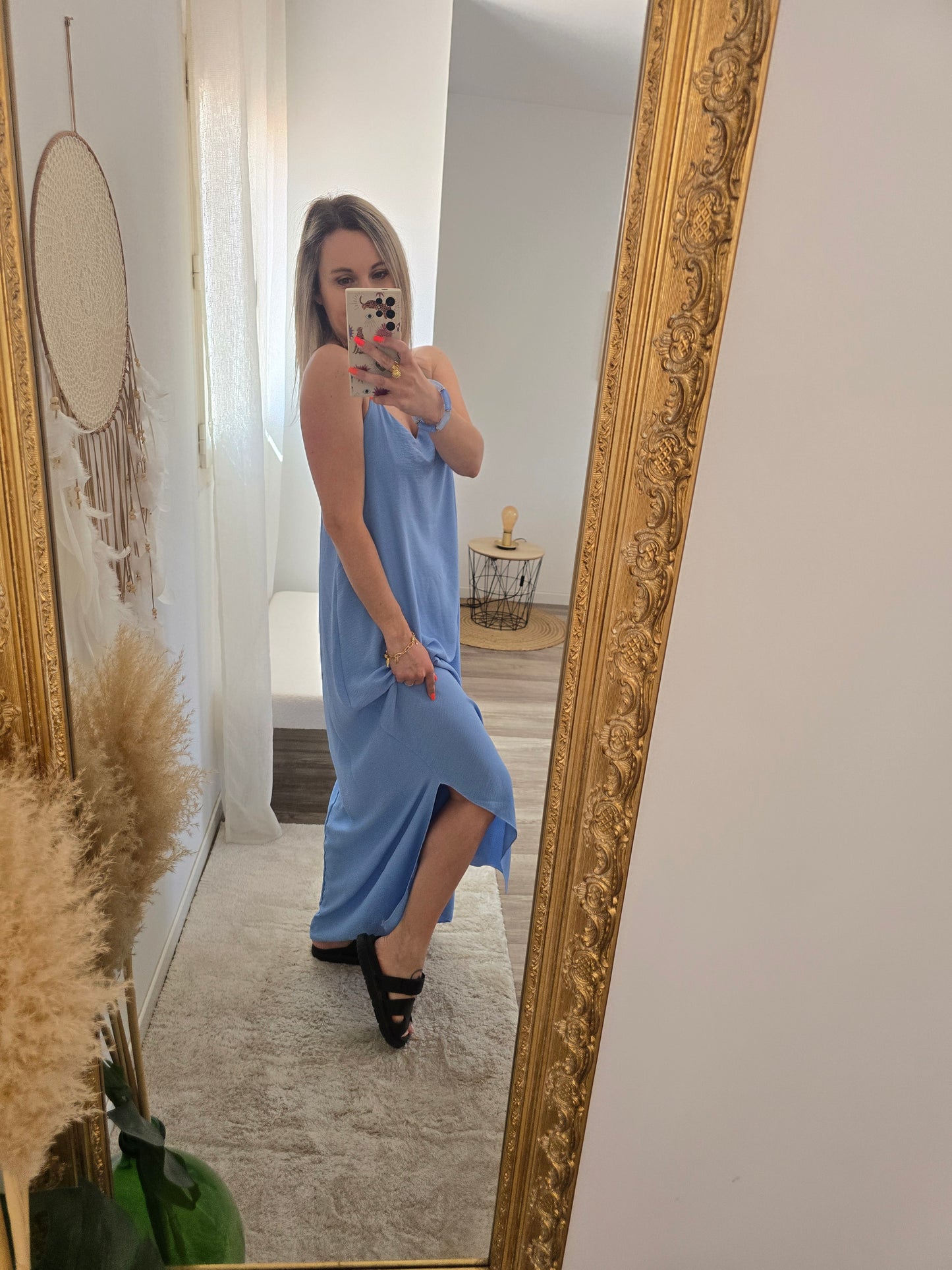 Robe Diane bleu clair