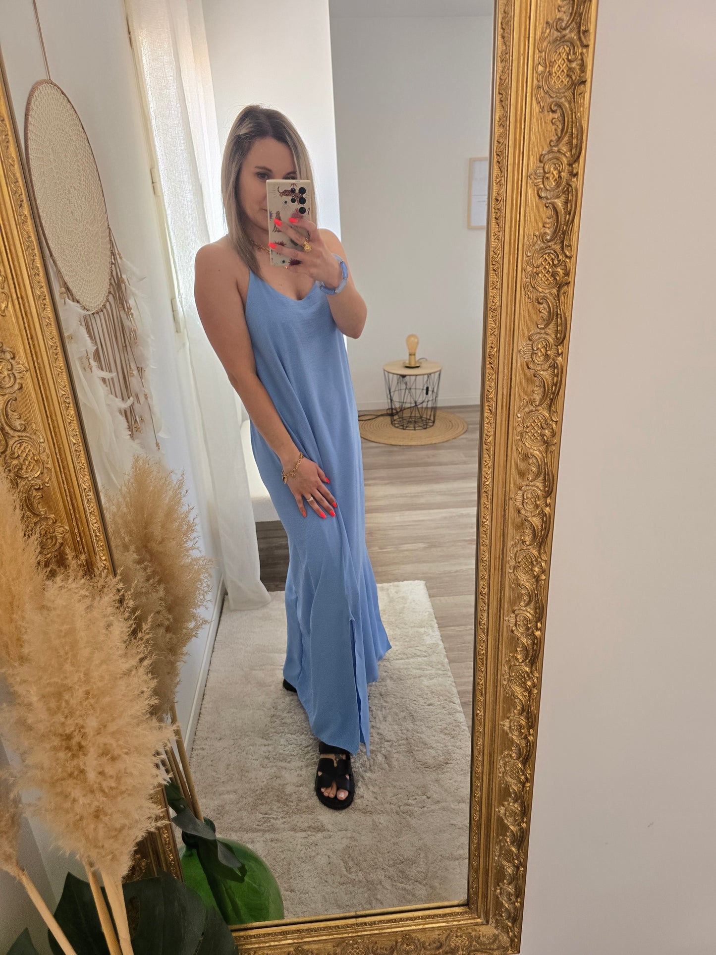 Robe Diane bleu clair