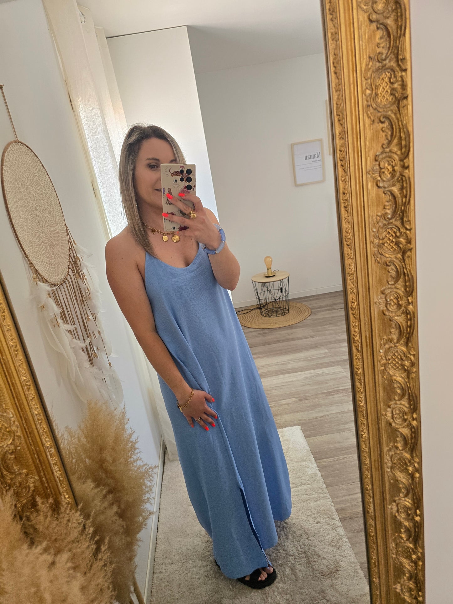 Robe Diane bleu clair