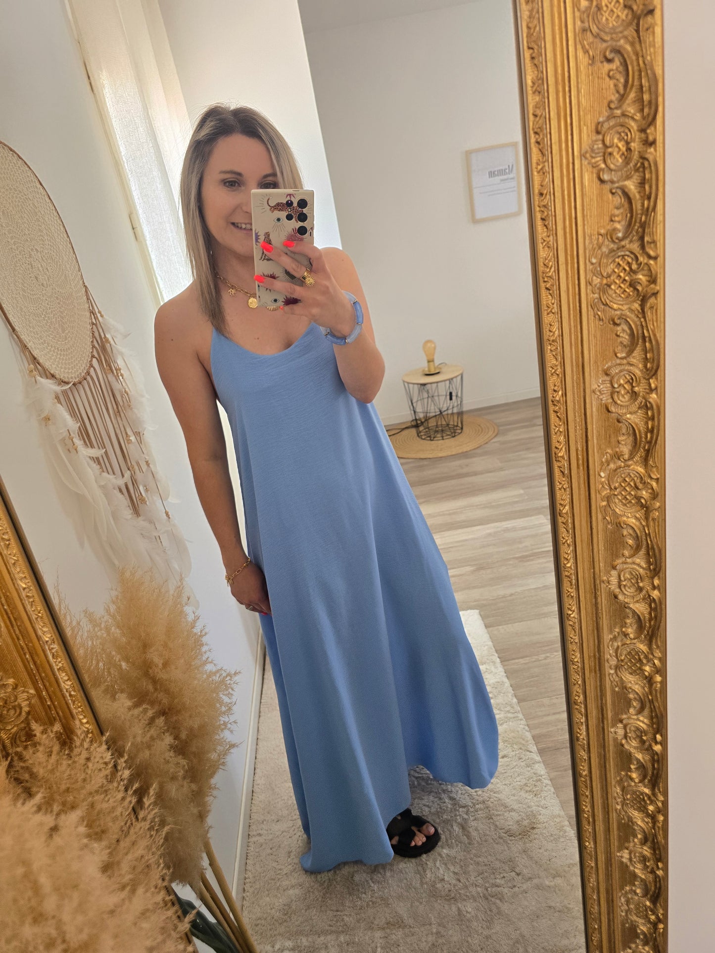 Robe Diane bleu clair