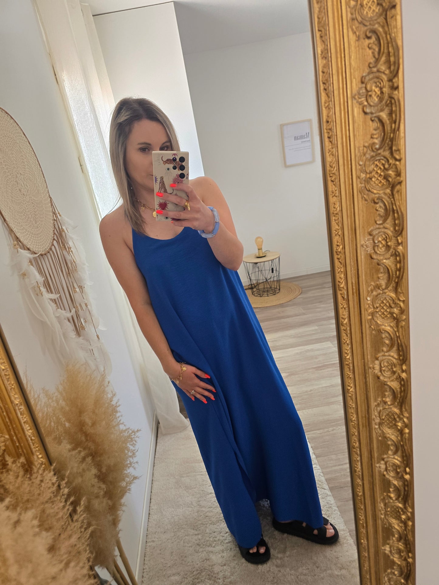 Robe Diane bleu roi