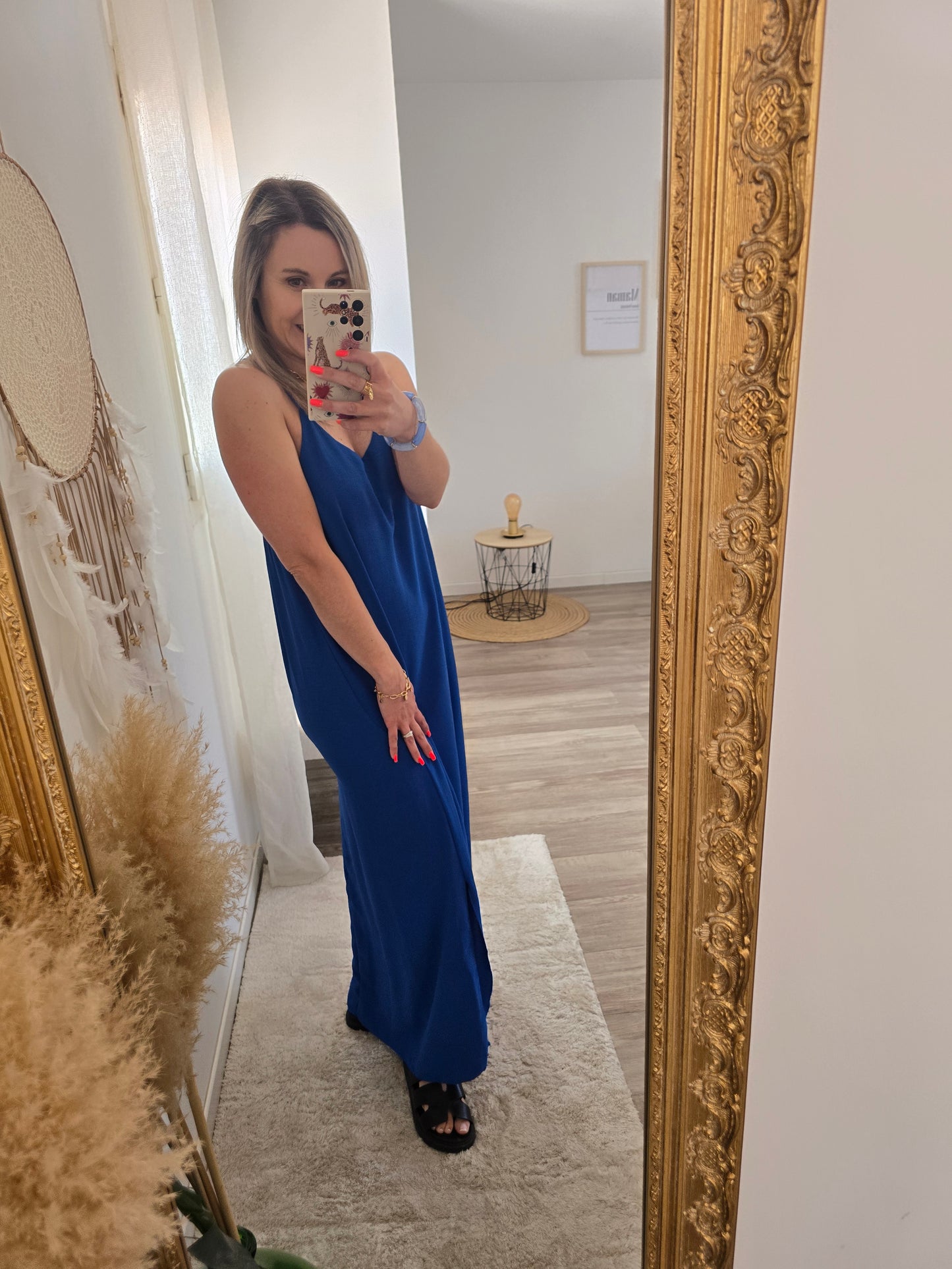 Robe Diane bleu roi