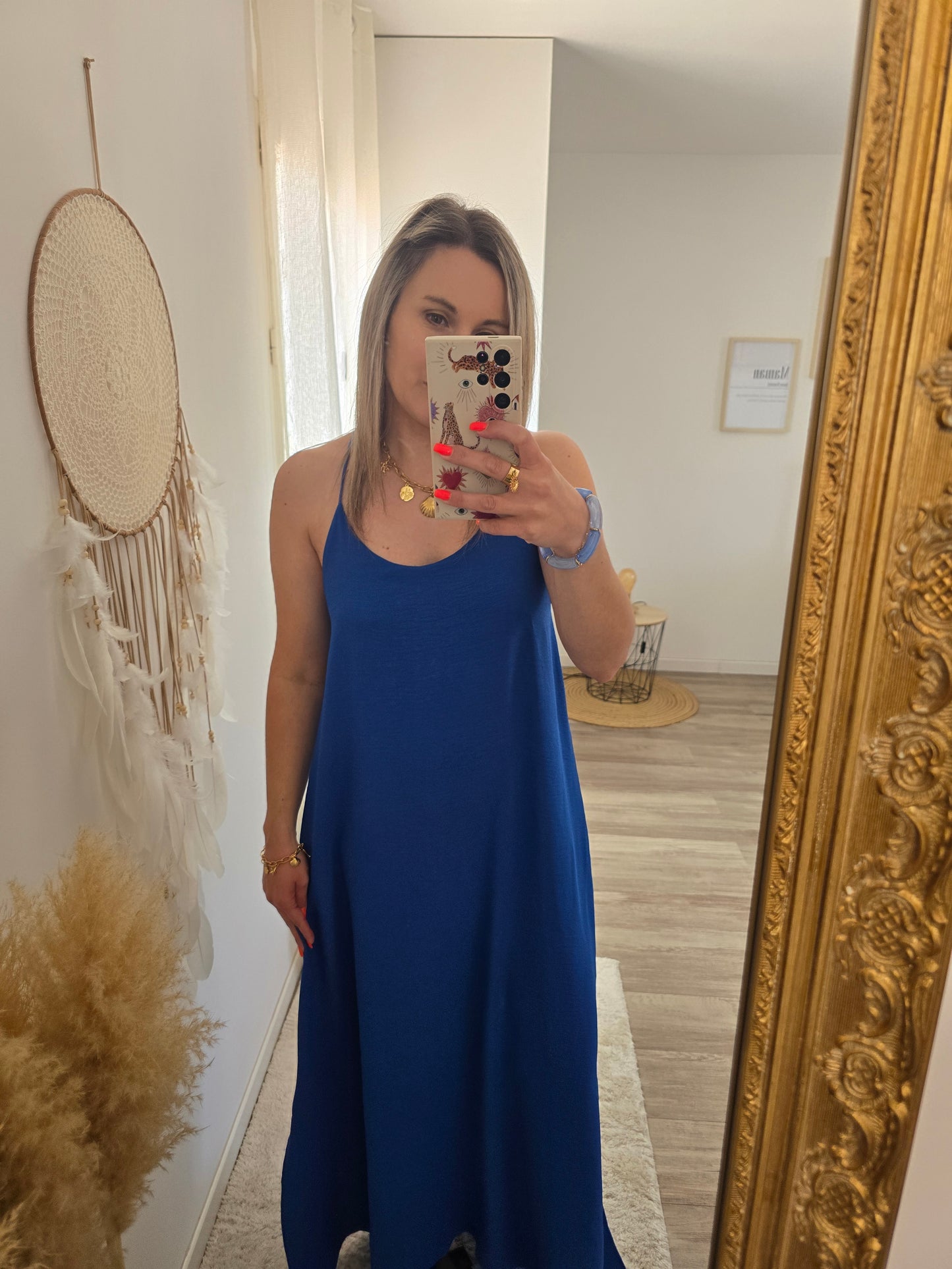 Robe Diane bleu roi