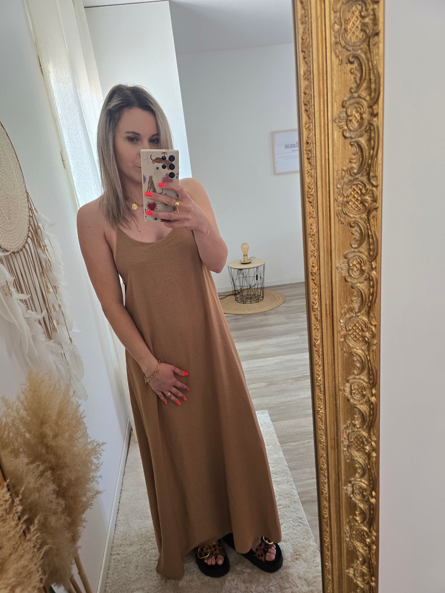 Robe Diane camel