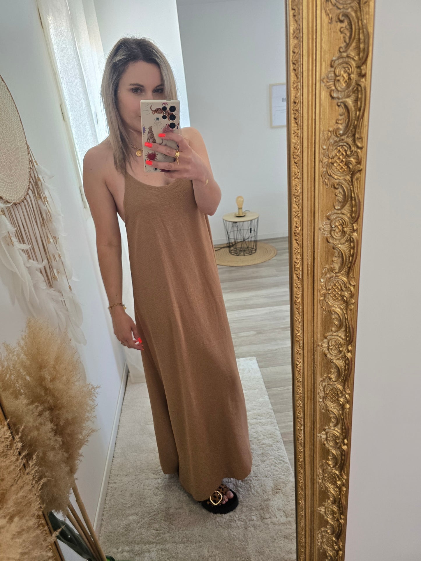 Robe Diane camel