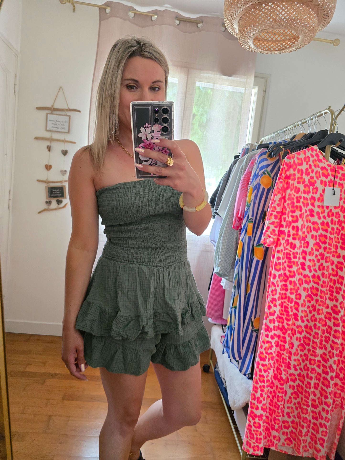 Combishort Arielle kaki