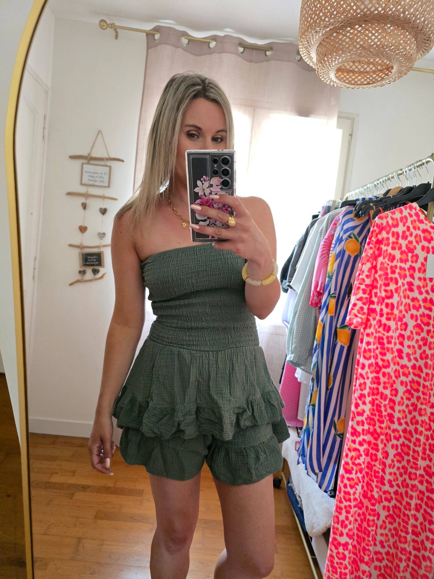 Combishort Arielle kaki