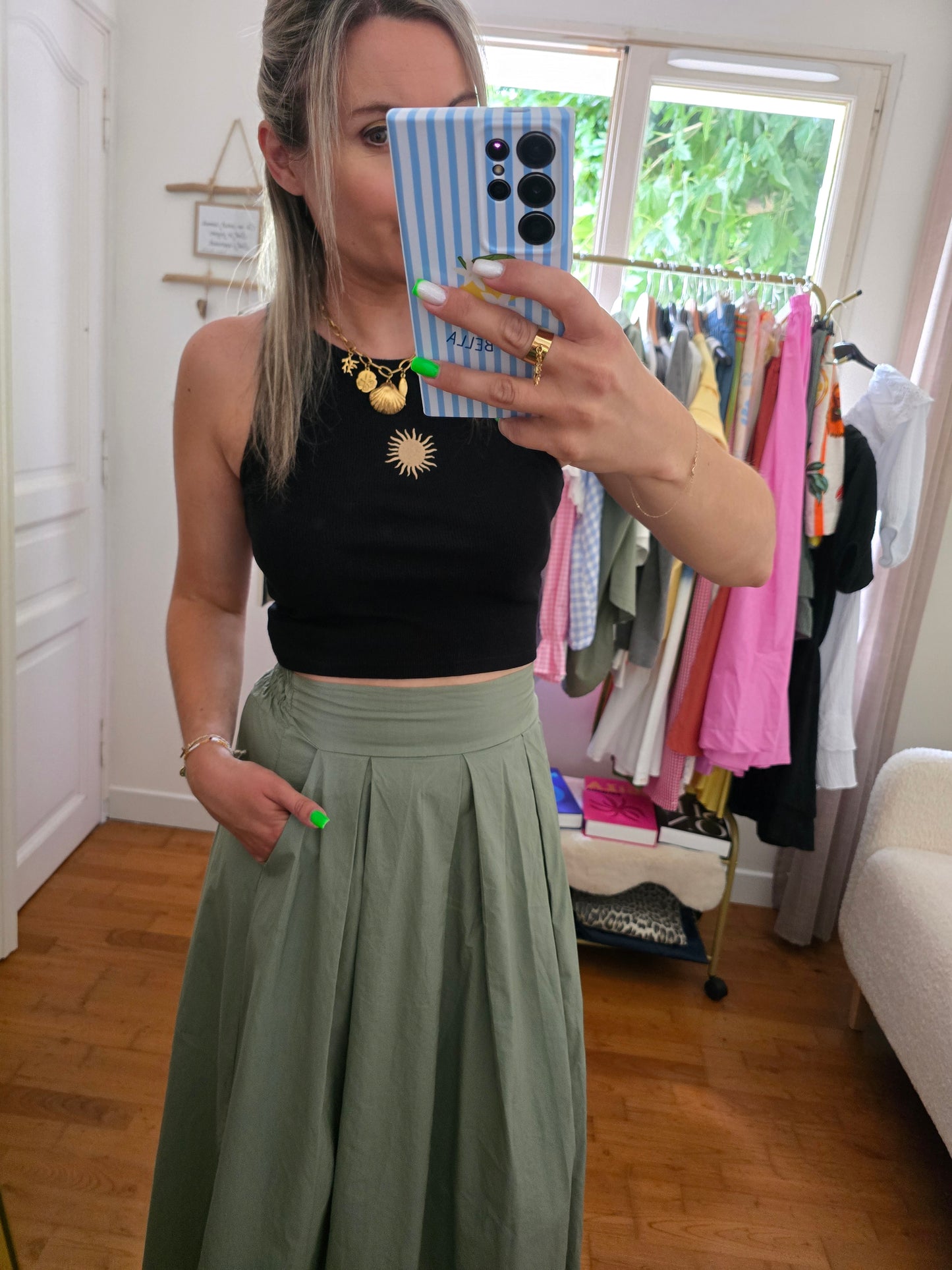 Top Lily noir