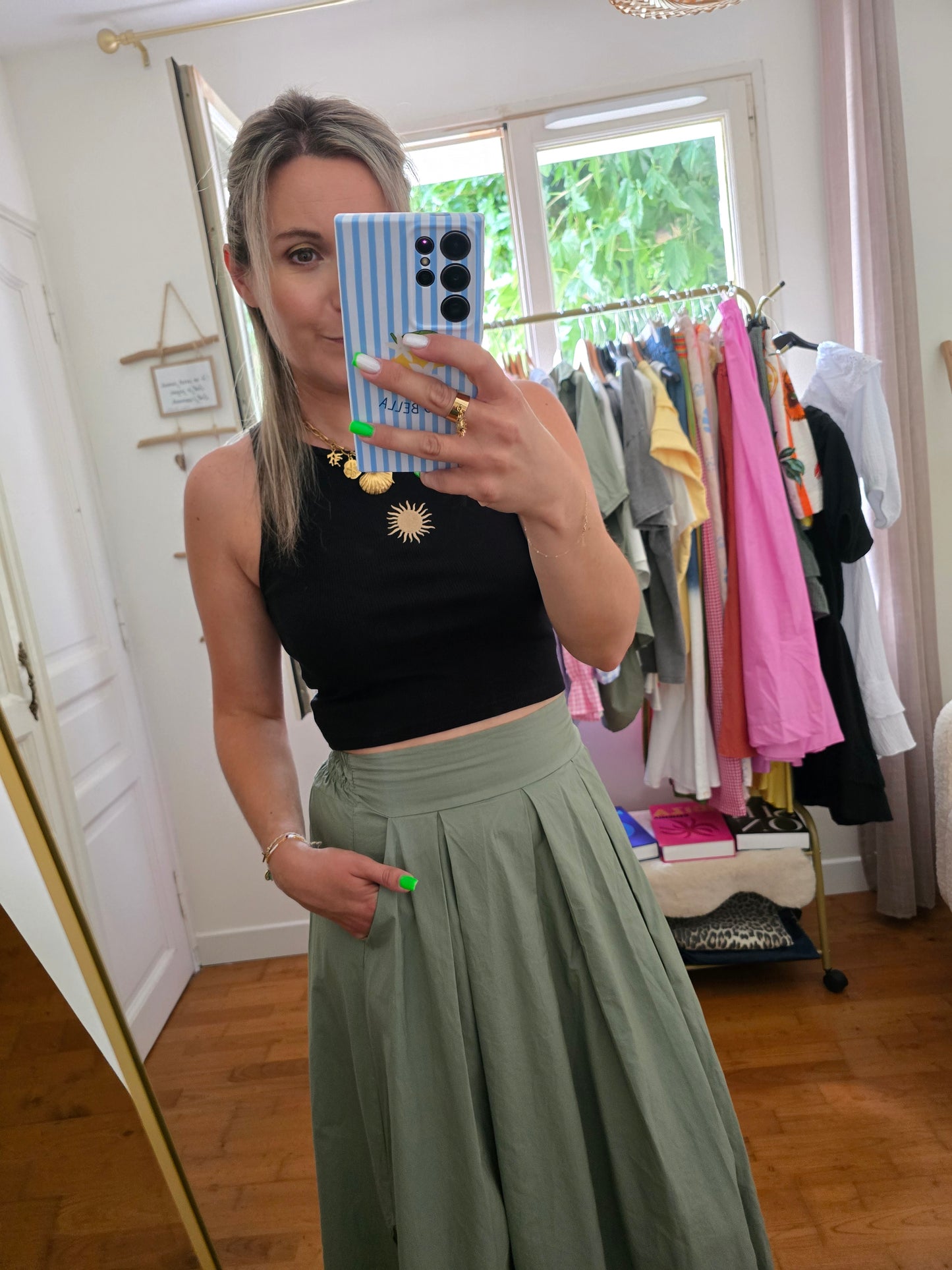 Top Lily noir