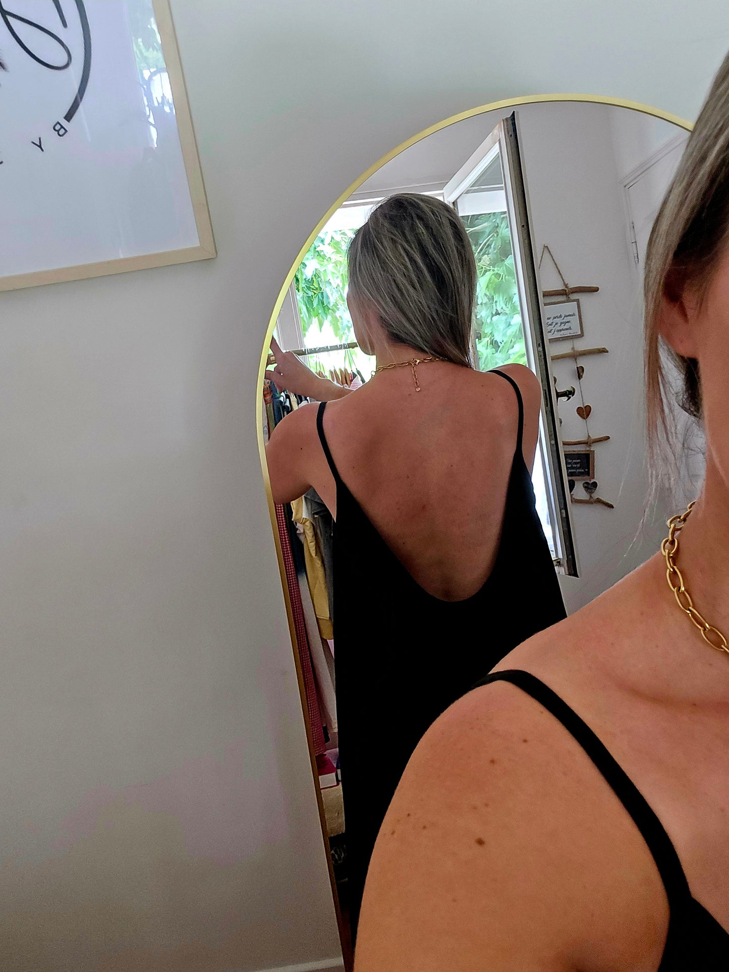 Robe éponge noir