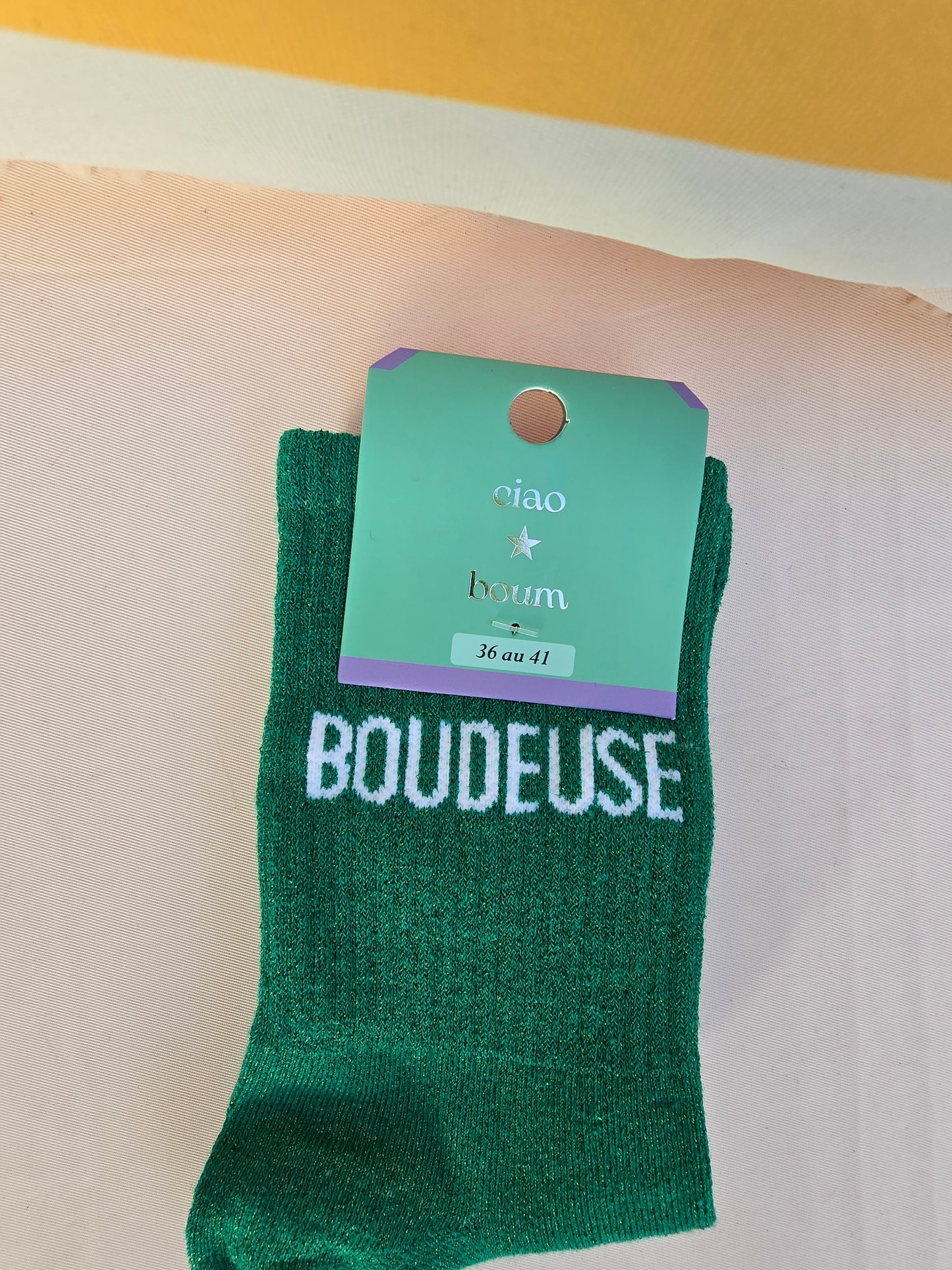 Chaussettes "Boudeuse"