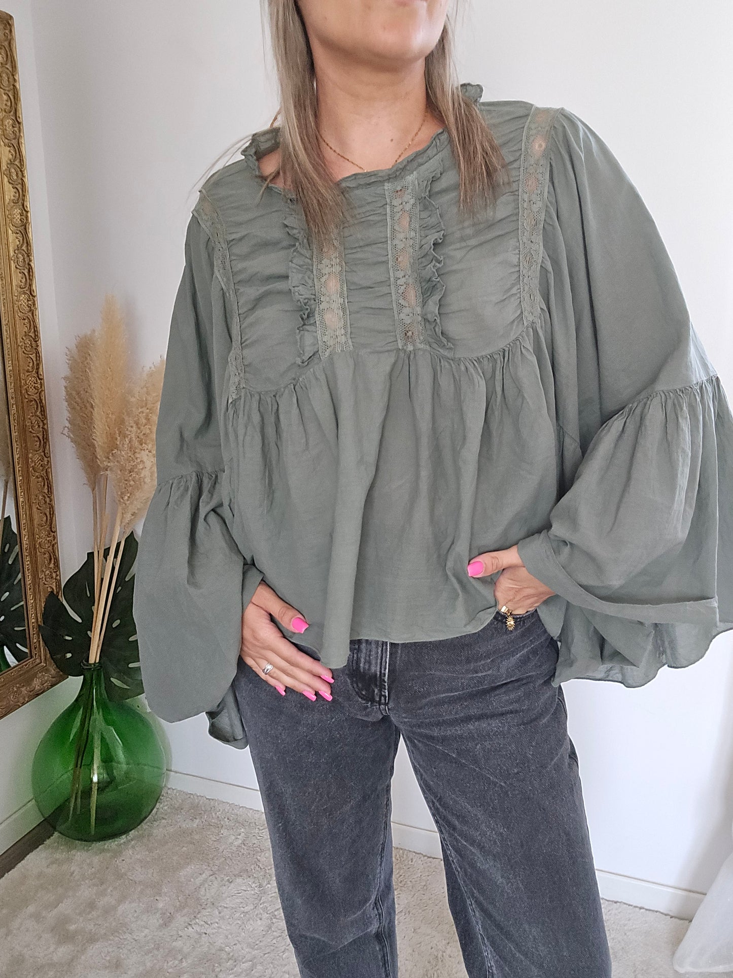Blouse Vicky kaki