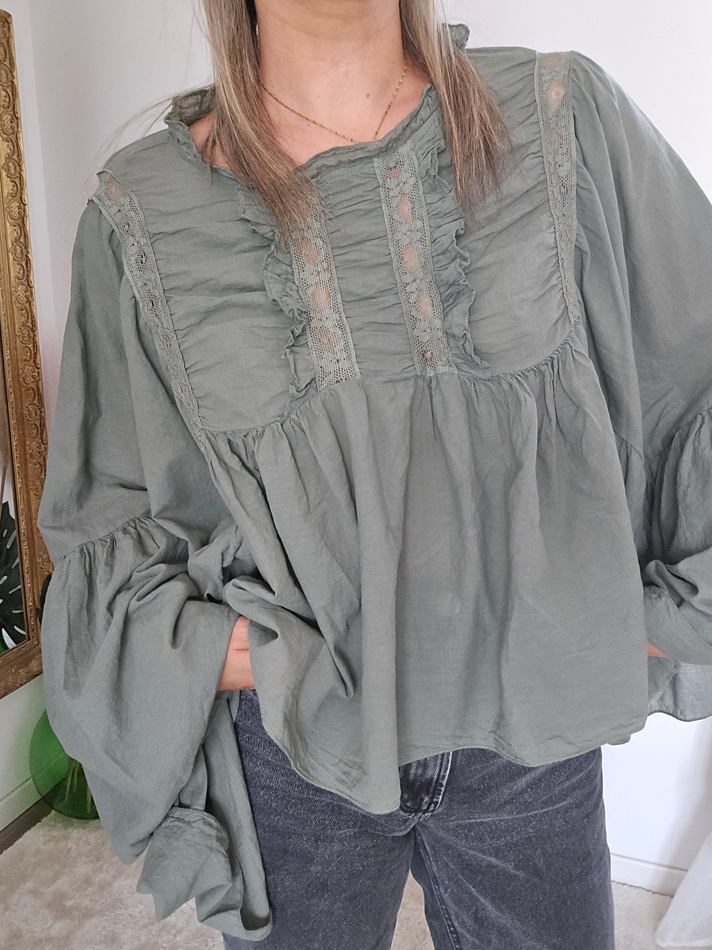 Blouse Vicky kaki