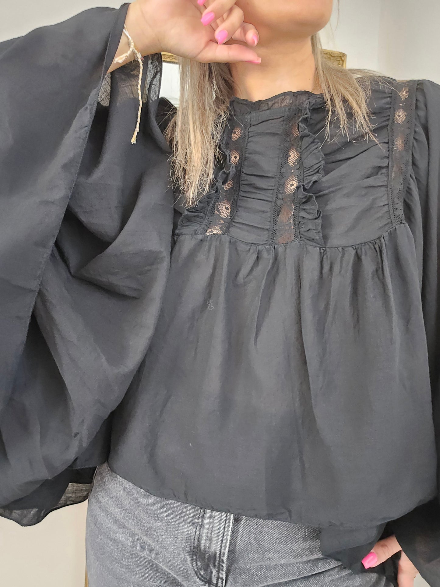 Blouse Vicky noir