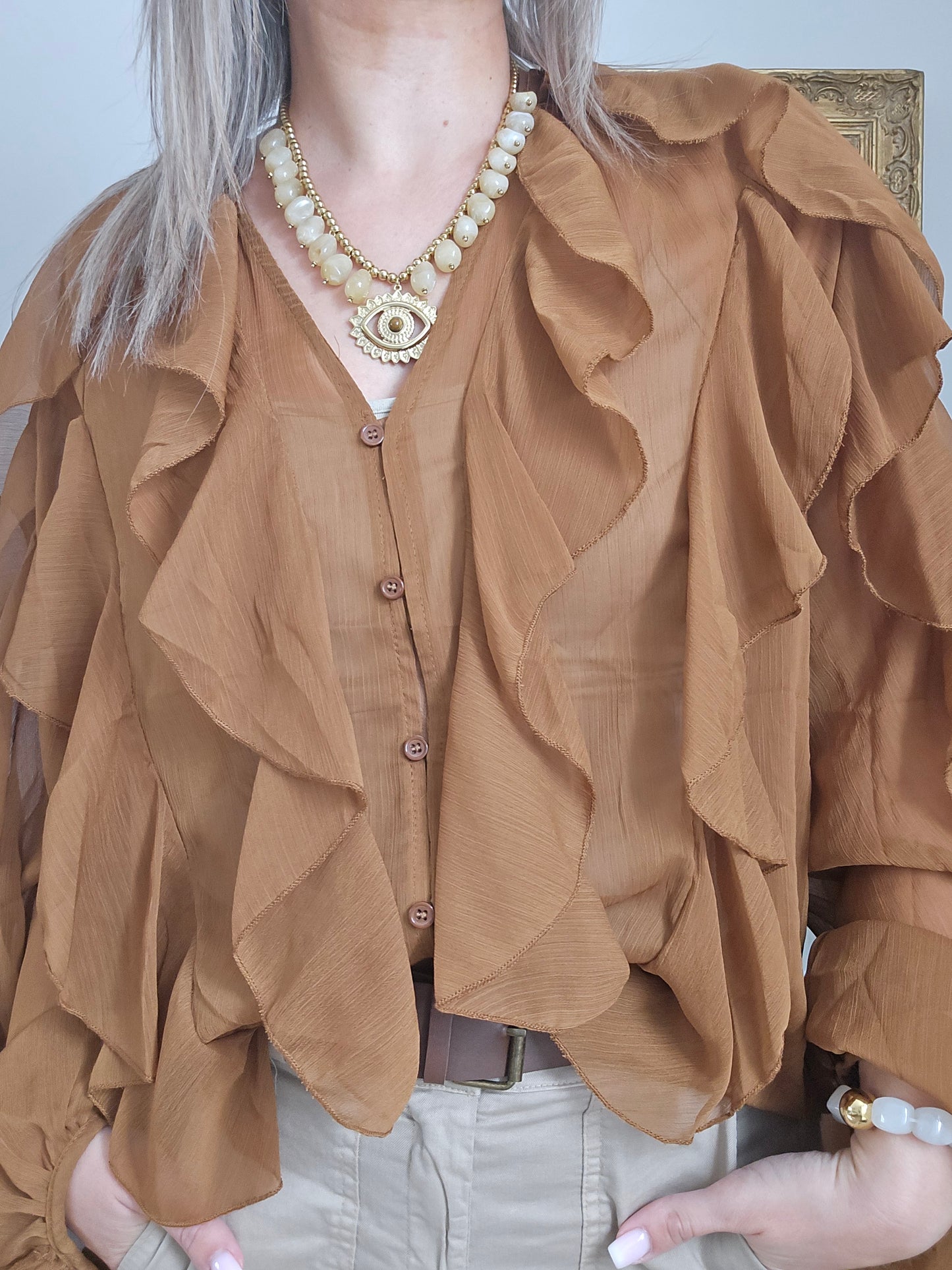 Blouse Tamara Camel