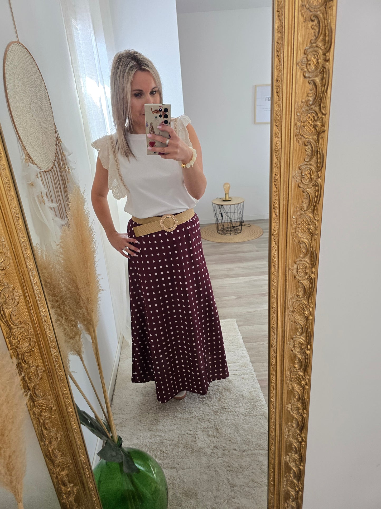 Jupe Clarisse Burgundy