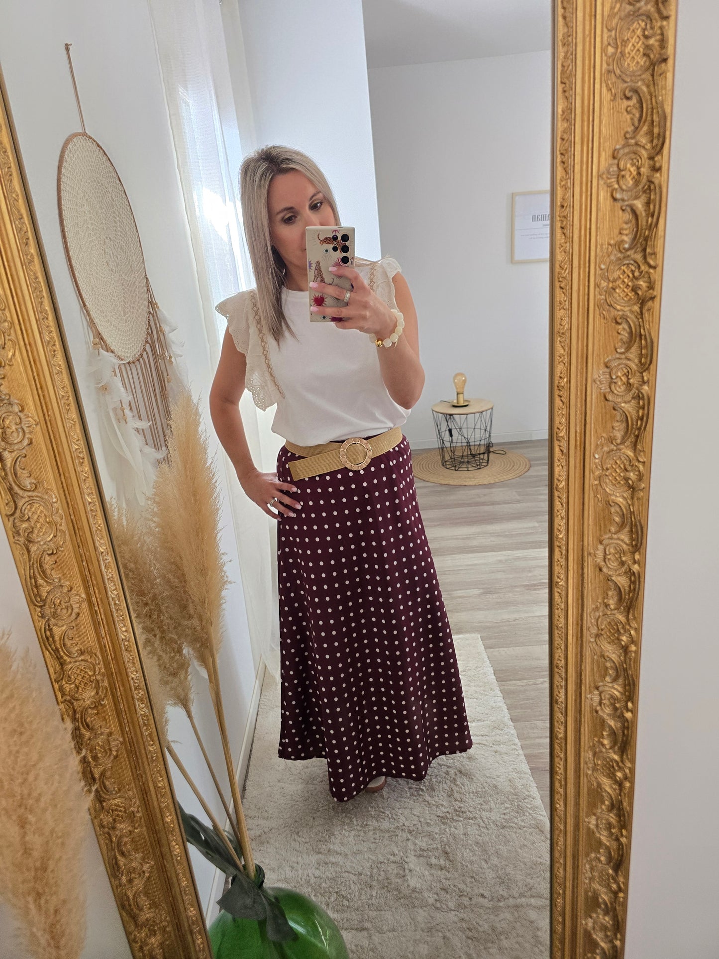 Jupe Clarisse Burgundy