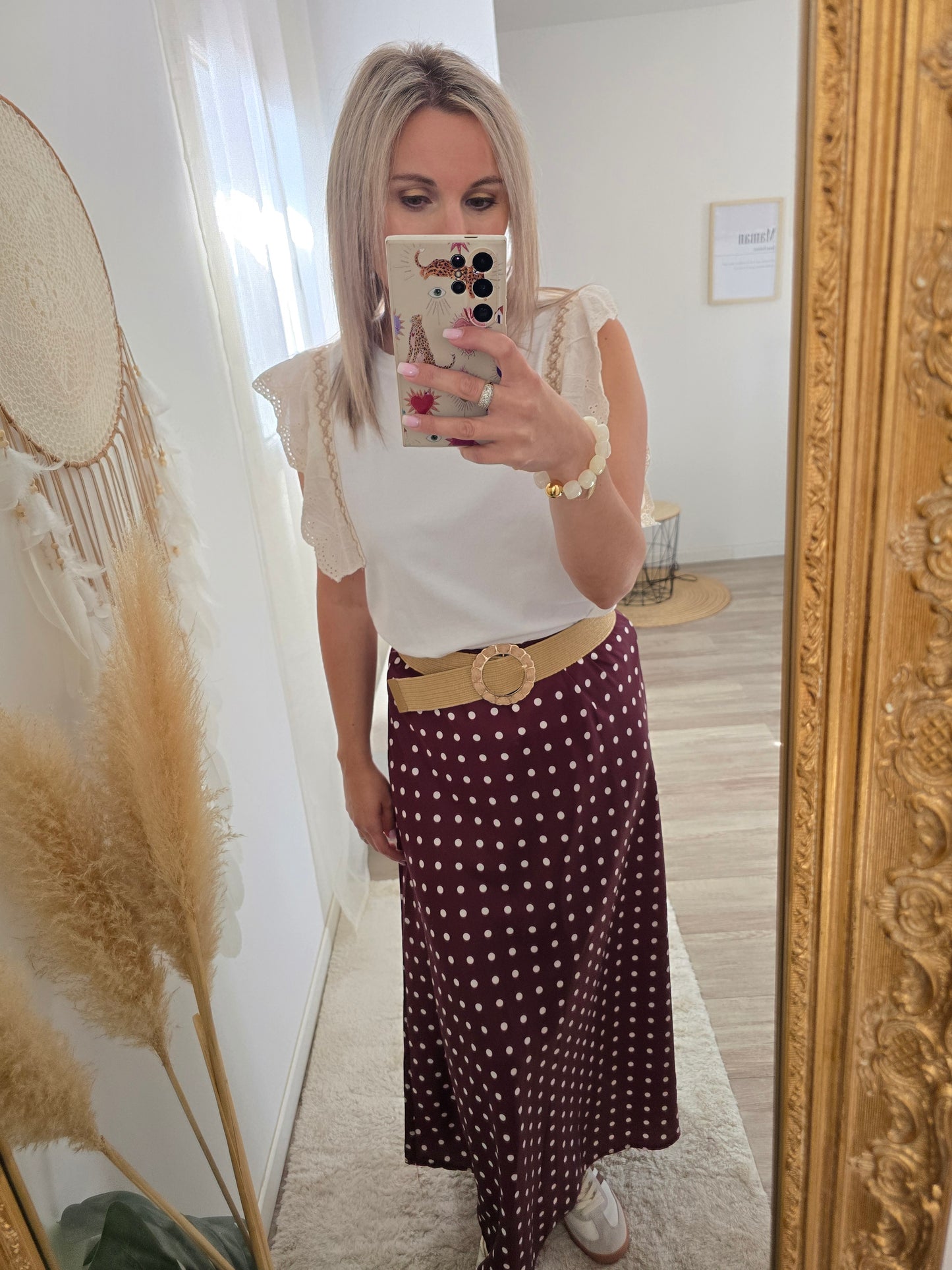 Jupe Clarisse Burgundy