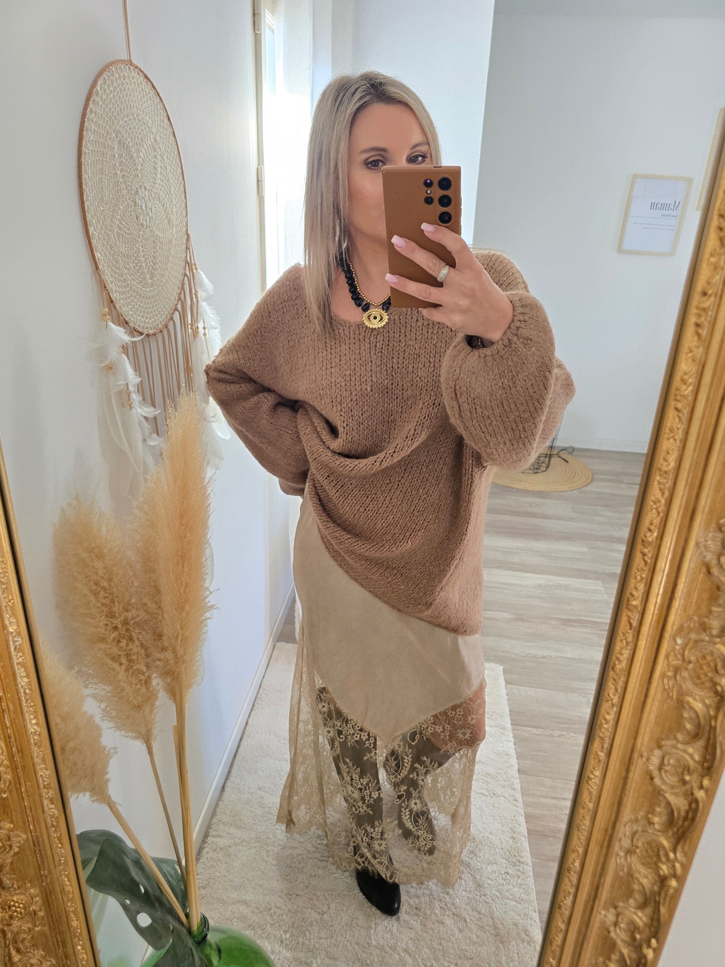 Jupe Noélie camel