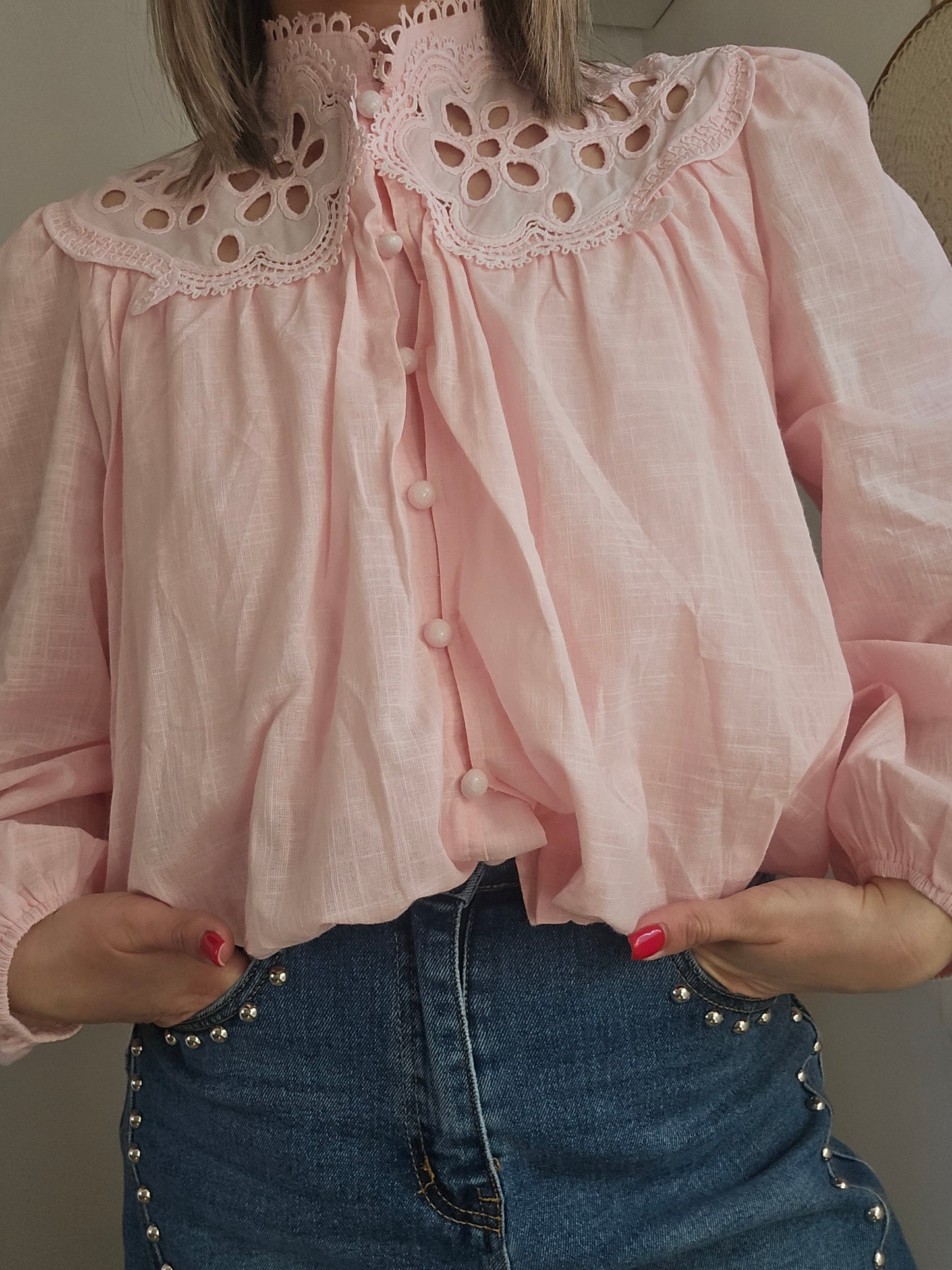 Blouse Capucine rose