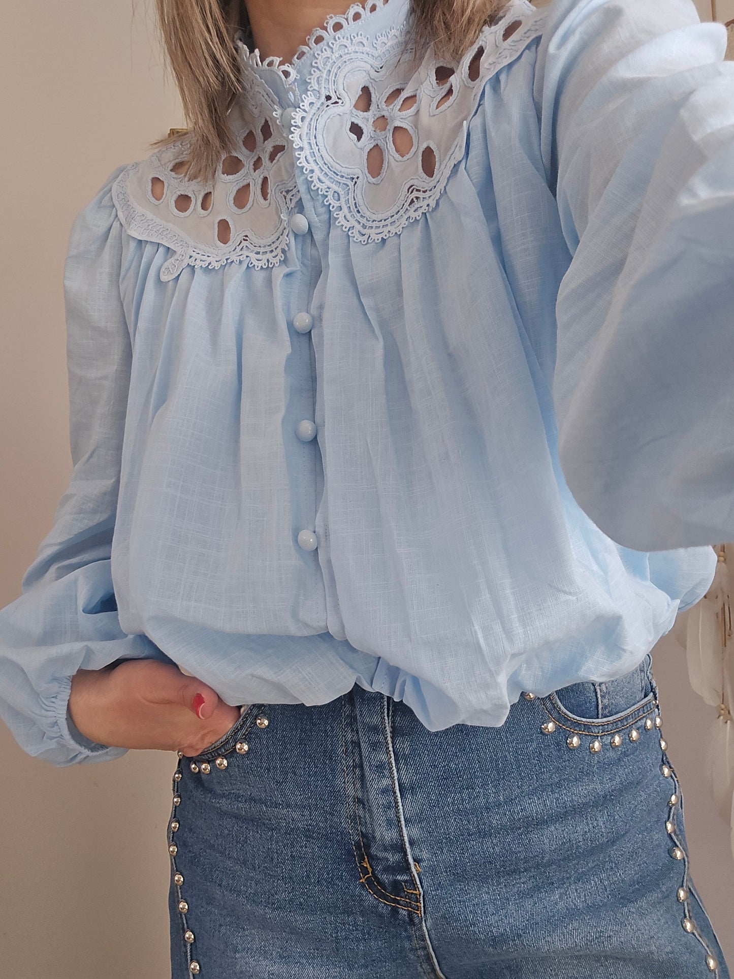 Blouse Capucine bleue