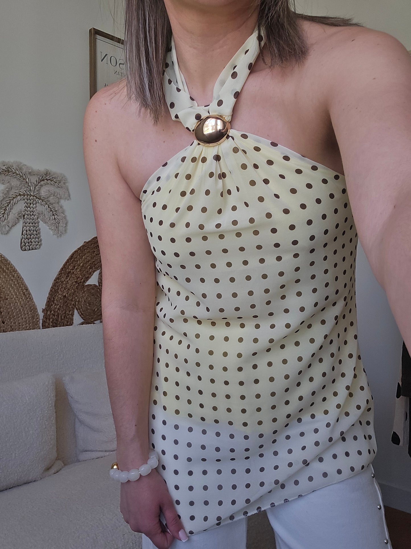 Top Suzie jaune