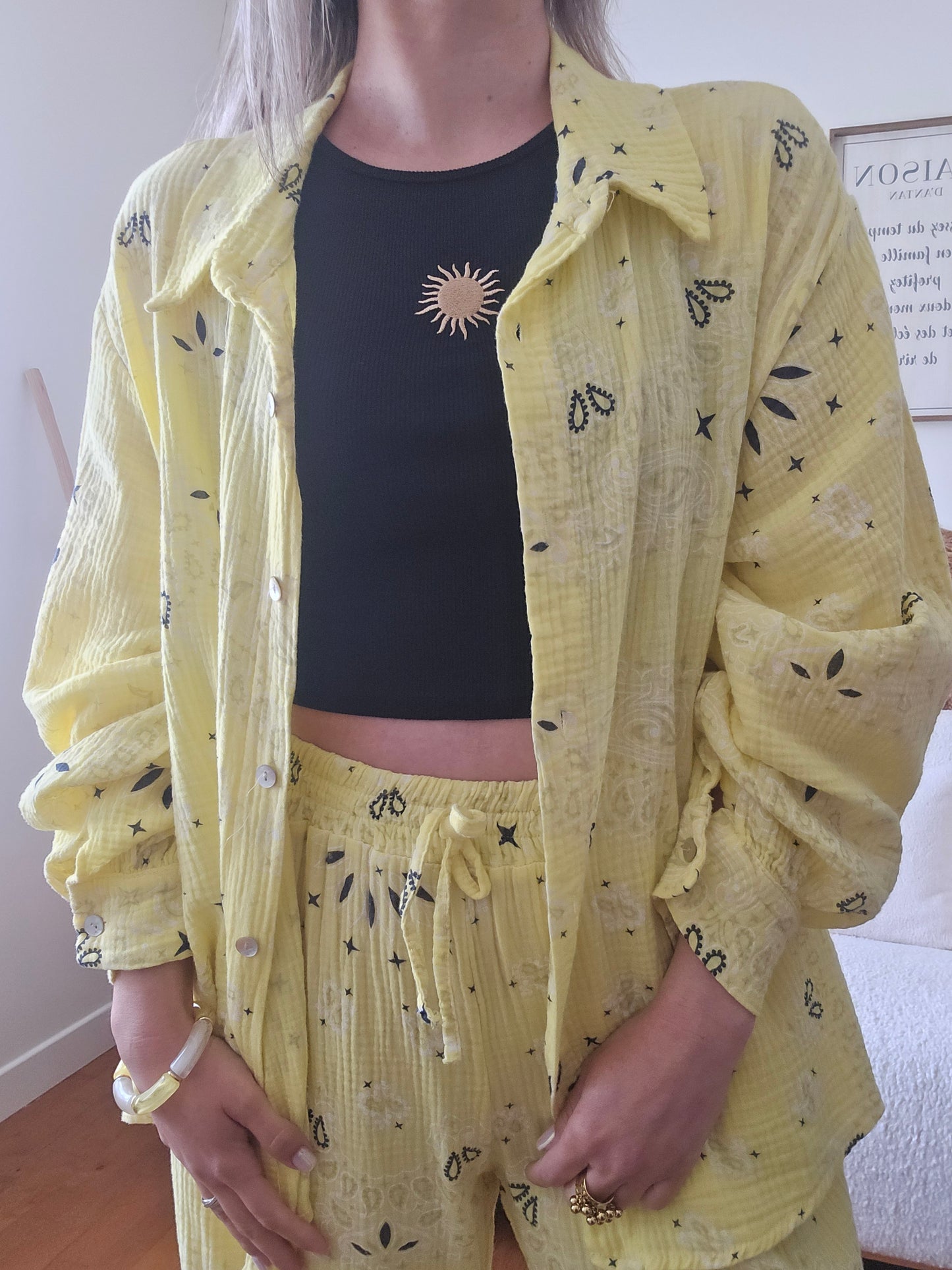 Ensemble Eden jaune TU