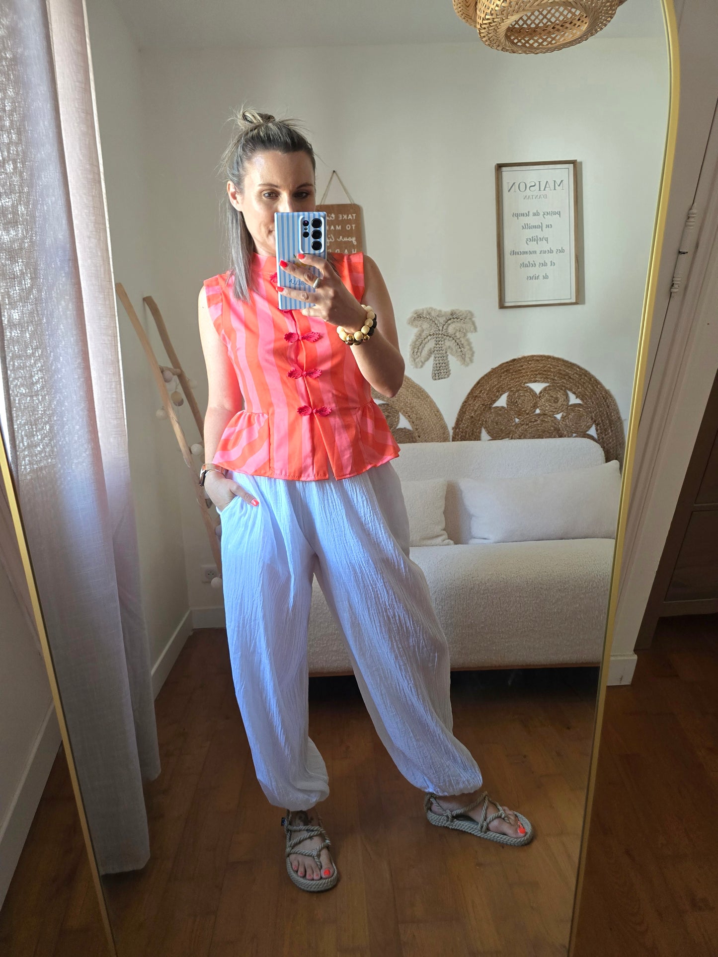 Pantalon Anita blanc