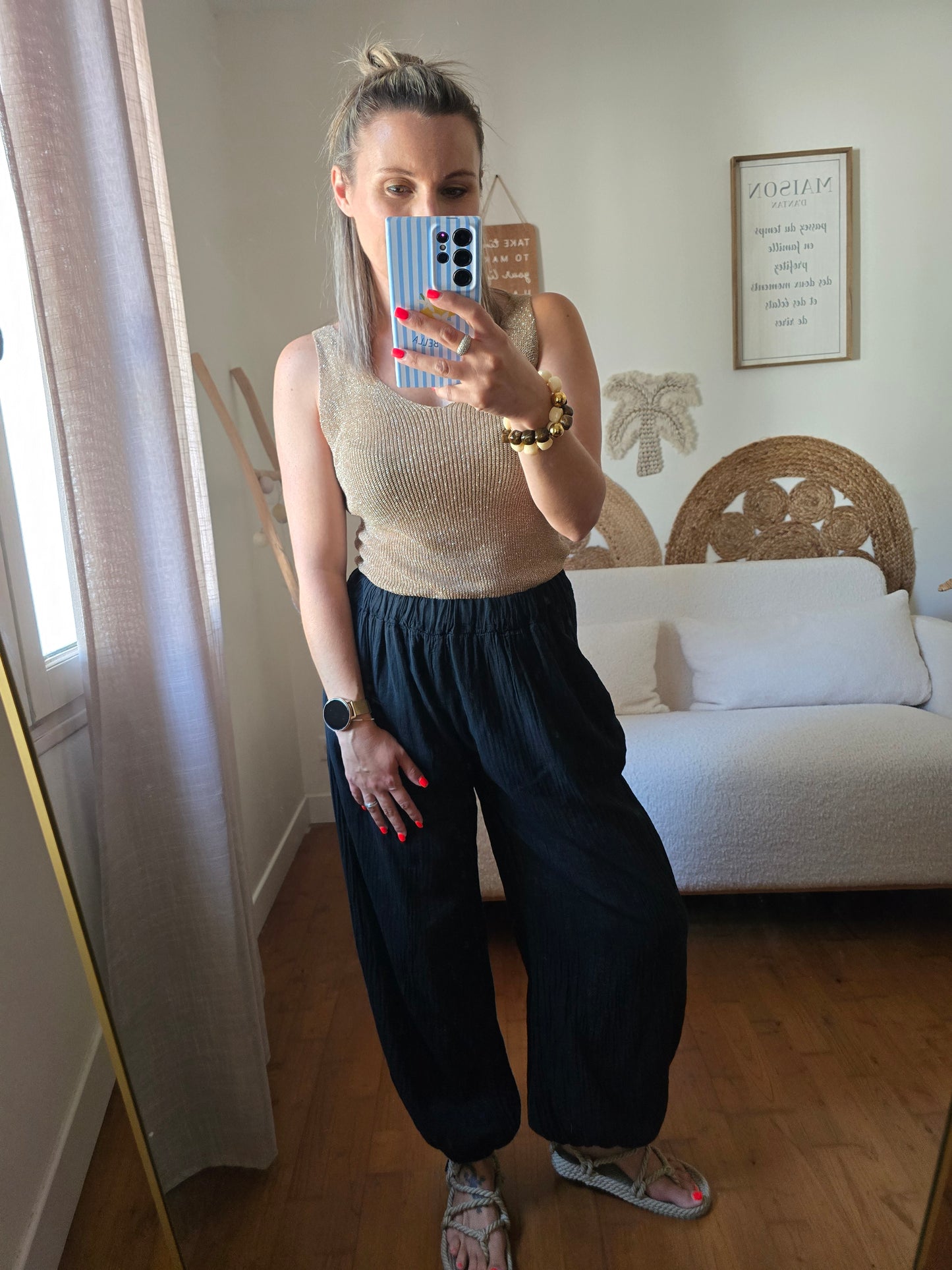 Top Hermine camel