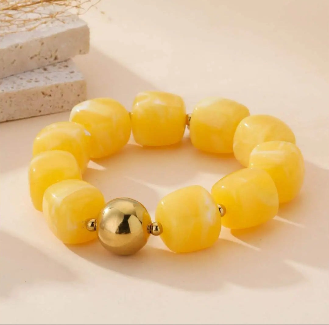 Bracelet Rio jaune