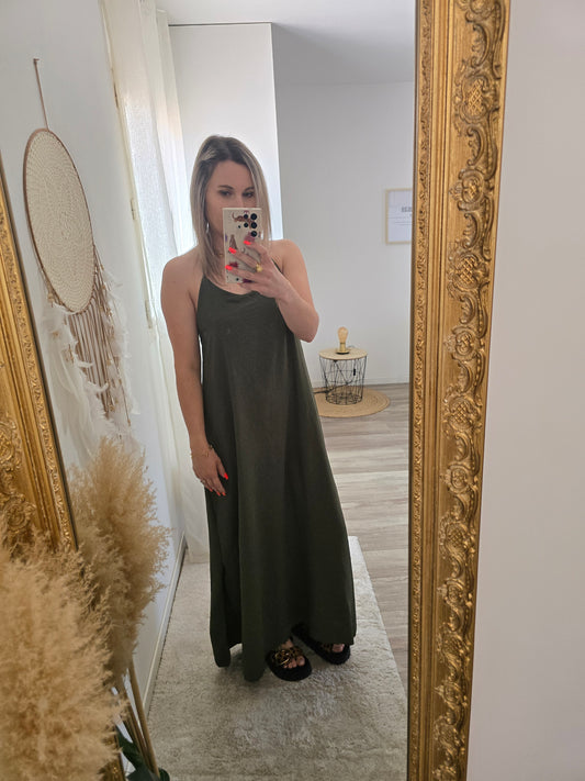 Robe Diane kaki
