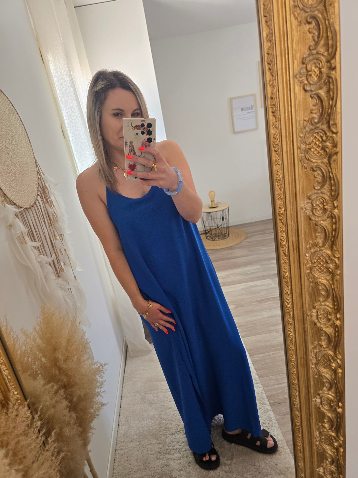 Robe Diane bleu roi