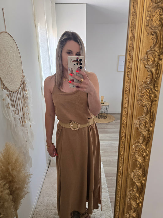 Robe Diane camel