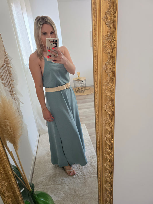 Robe Diane vert céladon