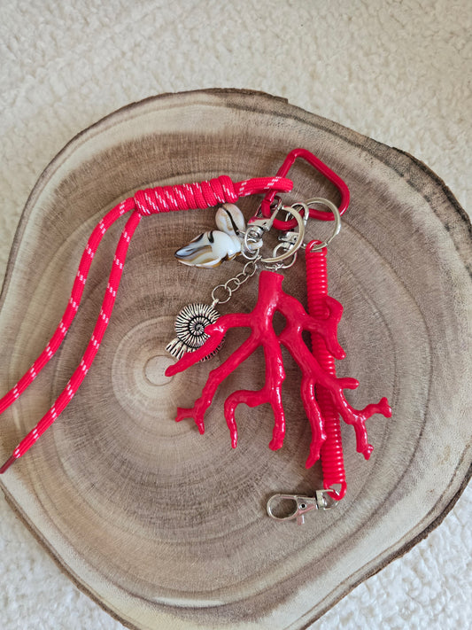Grigri de sac corail rouge