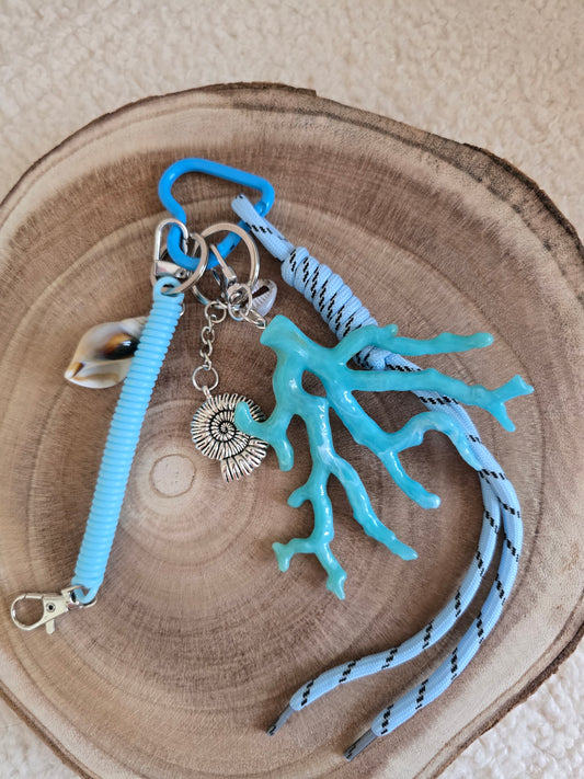 Grigri de sac corail bleu