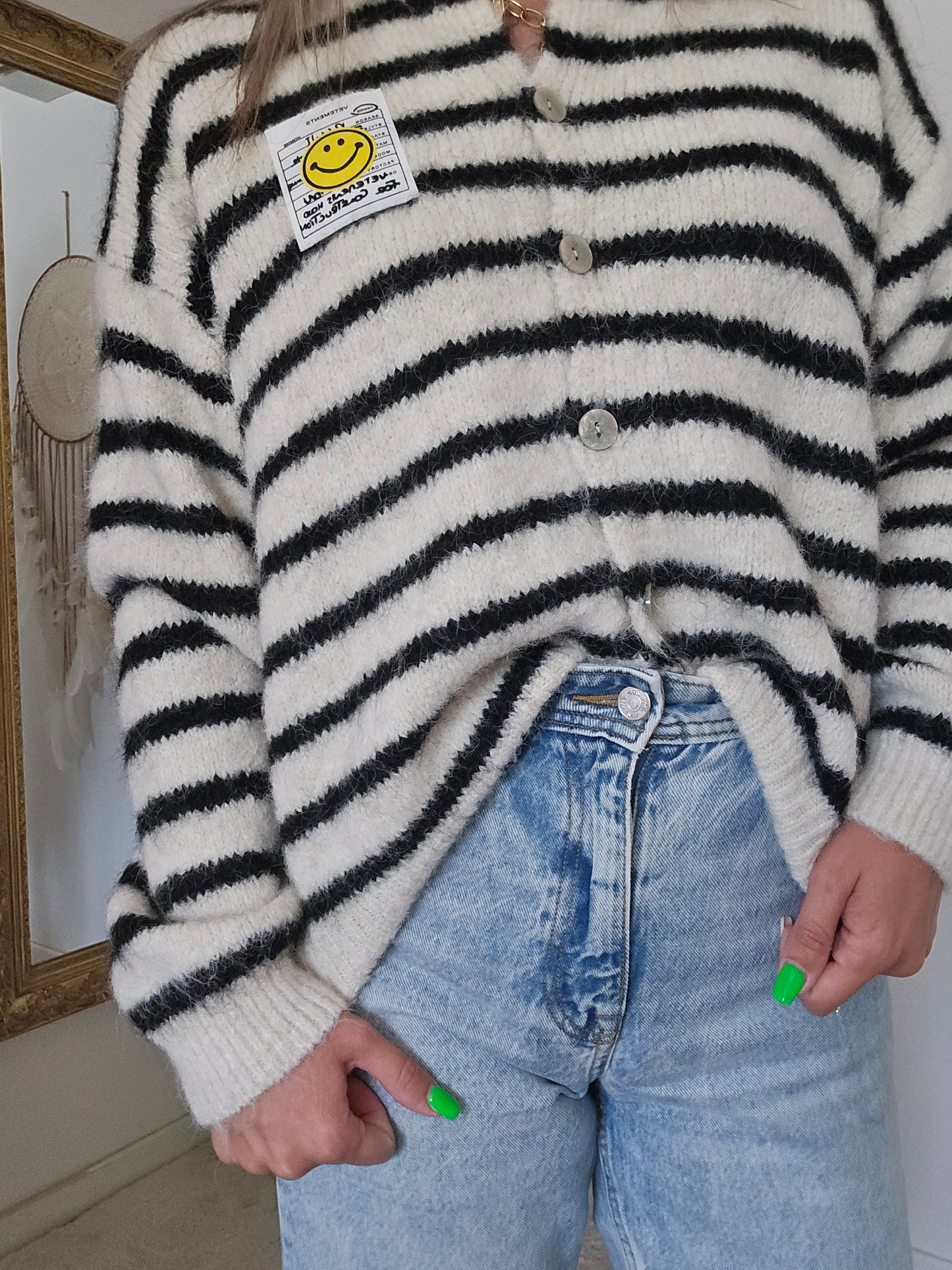 Gilet Smiley noir
