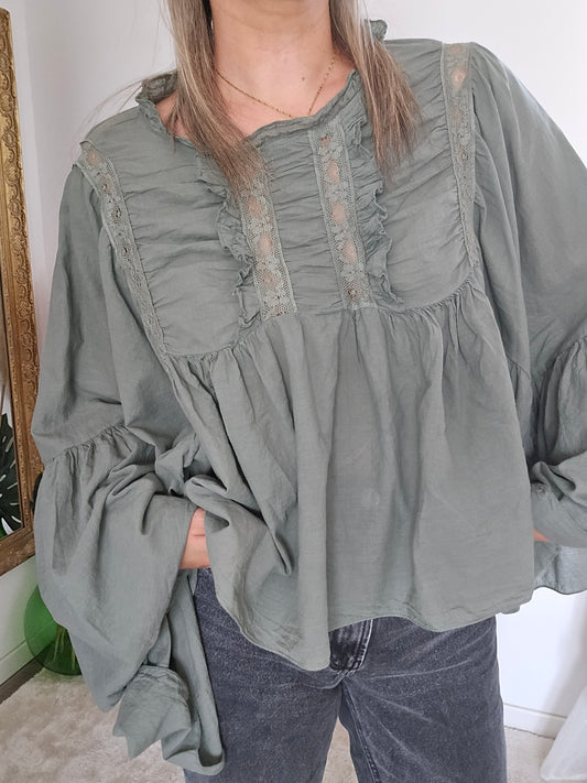 Blouse Vicky kaki