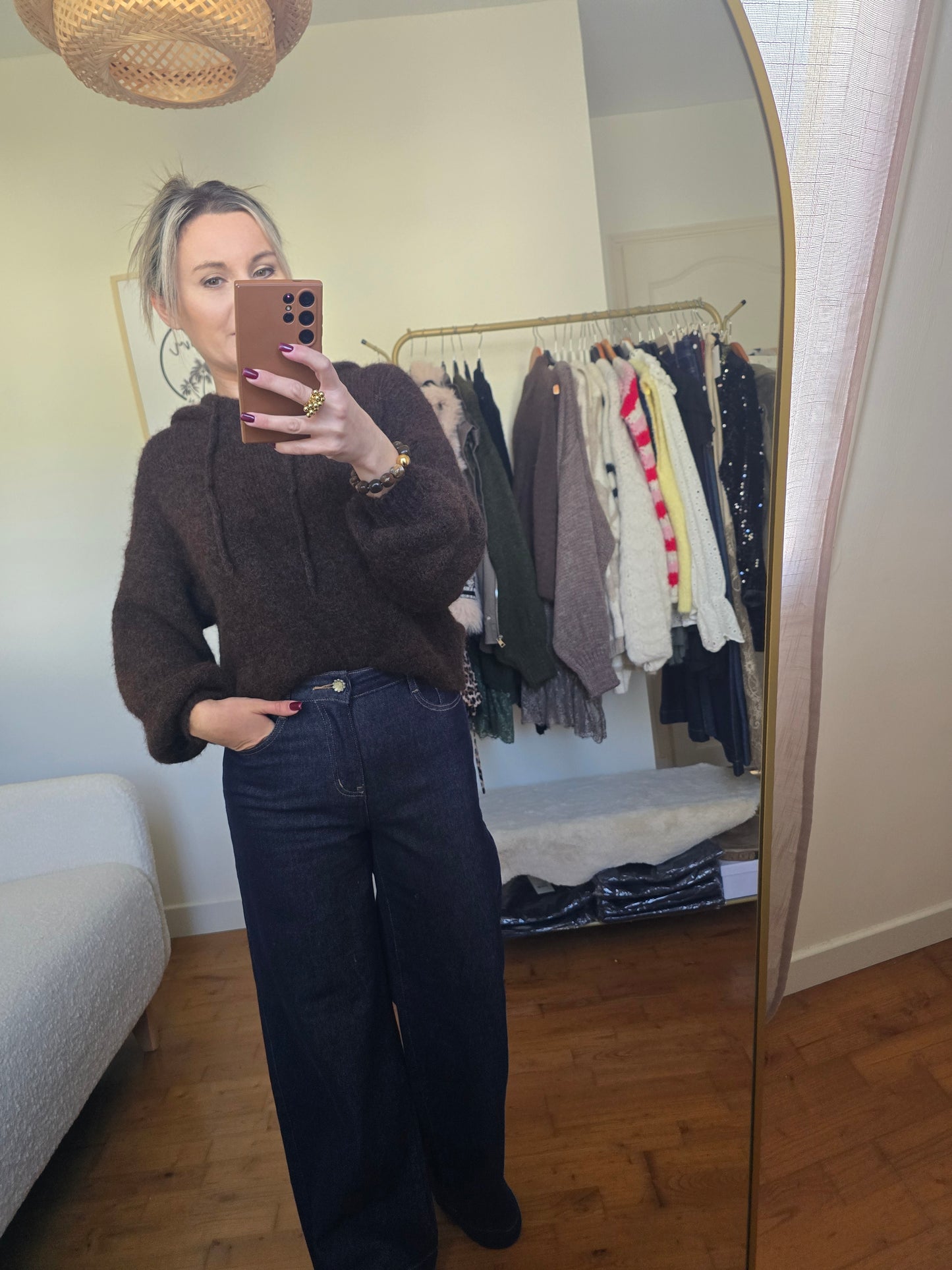 Pull Agatha chocolat