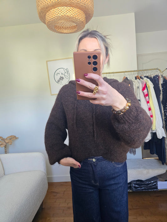 Pull Agatha chocolat